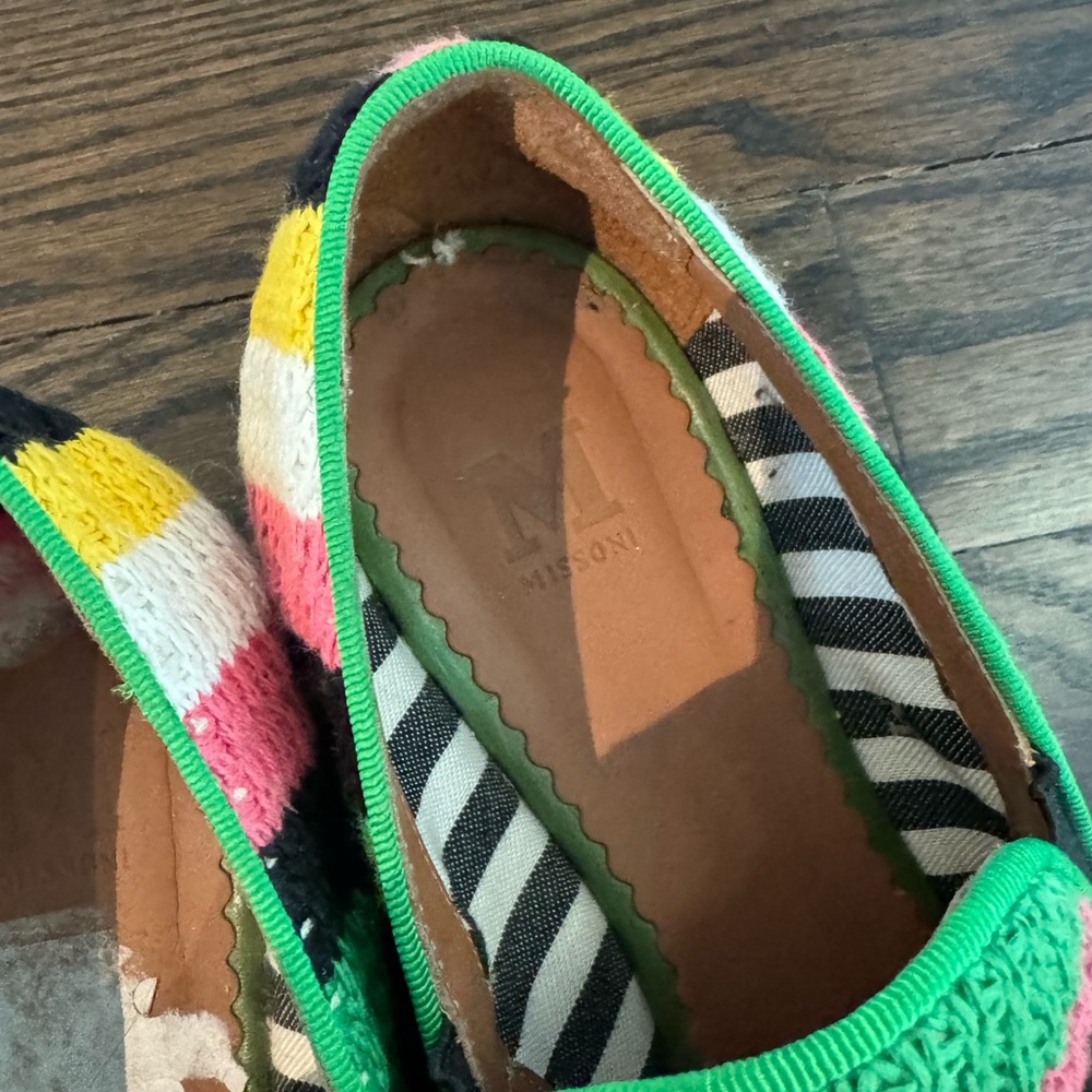 Vintage Missoni Platform Espadrilles size 38 - Picture 3 of 3